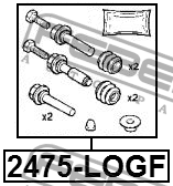 Ремкомплект передн суппорта RENAULT LOGAN 2005-2013 2475-LOGF 2475-LOGF FEBEST