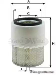 Фильтр воздушный AG176 AG 176 GOODWILL