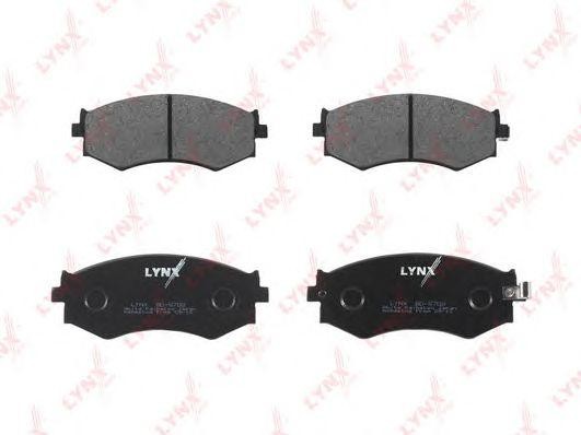 Колодки тормозные дисковые передние BD-5708 LYNXAUTO
