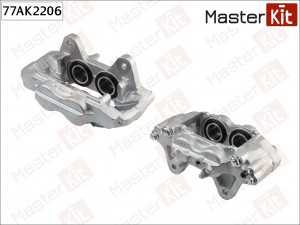 суппорт тормозной передний левый!\ Mitsubishi Pajero IV (V8W, V9W) 06> 77AK2206 MASTER KIT