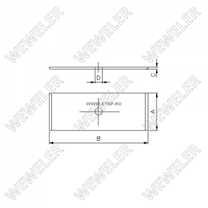 Проставка C301476 Weweler C301476 WEWELER