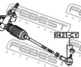 MITSUBISHI LANCER (CX,CY) (2007>)/ OUTLANDER XL (C 0421-CY FEBEST