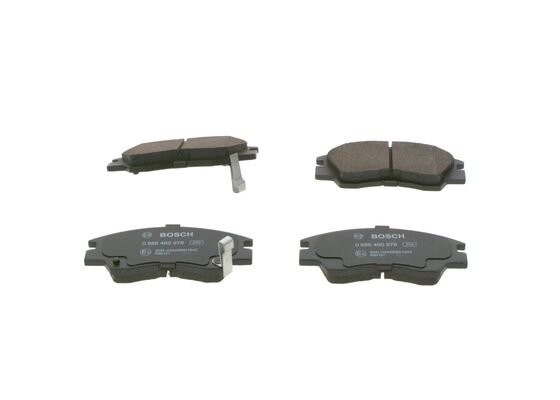 Колодки тормозные MITSUBISHI L200 (86-96),Pajero (91-97) передние (4шт.) BOSCH 0 986 460 978 BOSCH