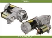 Стартер HYUNDAI HD65,72,78,County дв.D4AL,D4DB С/О (3.2кВт) TESLA TECHNICS TT15751 TESLA TECHNICS