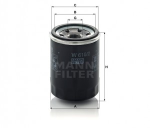 KIA / MAZDA / NISSAN W6102 MANN FILTER