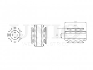 С/блок задний задней цапфы RMP-20320 UNIO