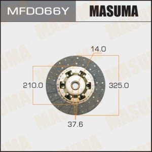 диск сцепления! 325x210x14x37.6\ Mitsubishi MFD066Y MASUMA