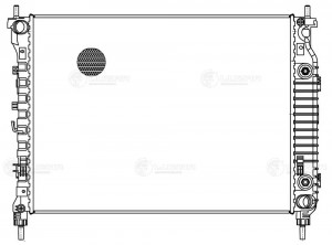 Радиатор охл. для а/м Chevrolet Captiva/Opel Antara (11-) 2.2TD AT LRc05190 LRC05190 LUZAR