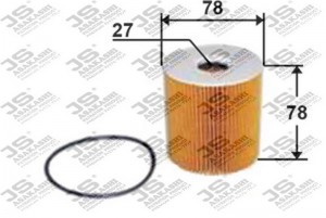 фильтр масляный!\Volvo C70/S40/S60/S70/S80/V40/V70 95-07/ XC70 00-05/XC90 4.4 05 OE0007 JS ASAKASHI