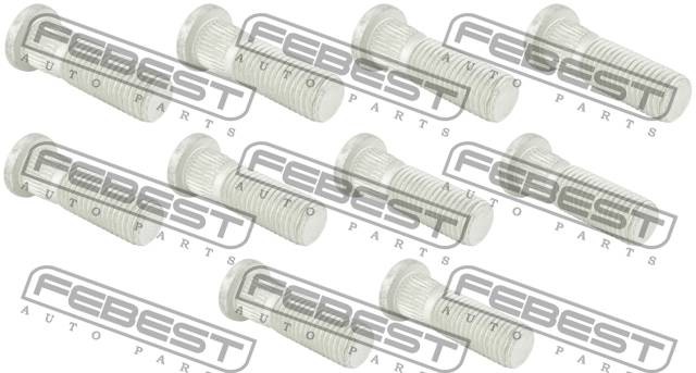 Шпилька колёсная PCS 10 0384-001-PCS10 FEBEST