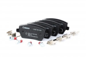 Колодки тормозные ЛАДА Vesta,Largus RENAULT Logan,Clio NISSAN Micra,Note передни 0986494592 BOSCH