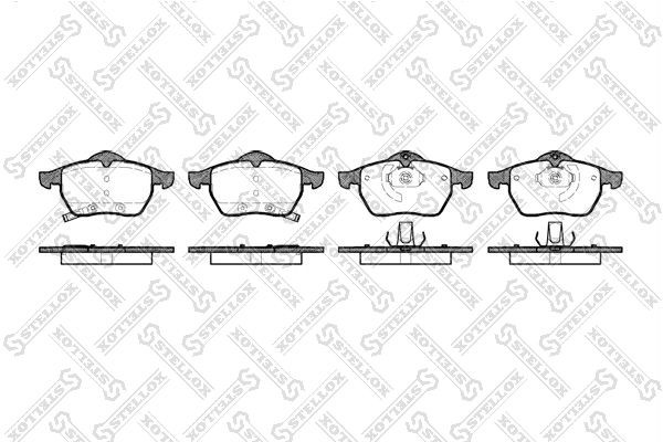 PGD800M=FDB1535=390 32=571997B!колодки дисковые п.\Saab 9-3 2.0-2.2TiD 98-02/9-5 401-032-SX STELLOX