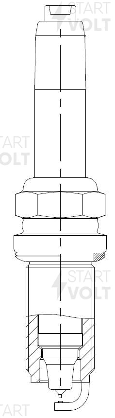 Свеча зажигания для автомобилей VAG A3 (17-)/Q3 (19-)/TT (16-) 2.5T Ir+Pt VSP 1815 START VOLT