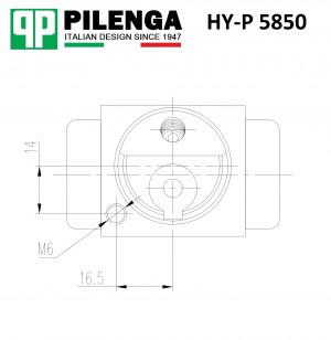 Цилиндр тормозной задний с ABS d17.5 l31.7 LOGAN, SANDERO, CLIO II HY-P5850 HYP5850 PILENGA