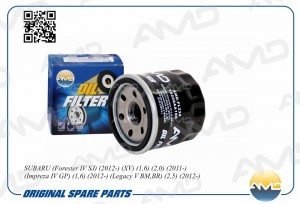 Фильтр масляный SUBARU Forester IV SJ, 2012-, XV, 1,6, 2,0, 2011-, Impreza IV GP AMD.FL234 AMD