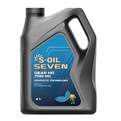 Масло трансмиссионное S-OIL 7 GEAR HD 75W-90-EX (P4x4) E108227 E108227 S OIL