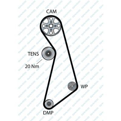 VW GOLF IV/BORA (1997-2005)/AUDI A3 (8L1) (1996-20 94730 DAYCO