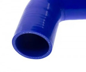 Шланг ГАЗель Next охладителя радиатора синий силикон MEGAPOWER 130-16-160 MEGA POWER