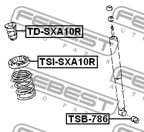 Отбойник амортизатора TD-SXA10R TD-SXA10R FEBEST