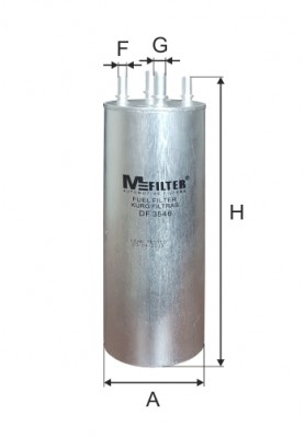 фильтр топливный!\VW Touareg 2.5TDi 03-10/T5 1.9TDI/2.0TDi/2.5TDI 03> DF3546 MFILTER AUTOMOTIVE FILTERS