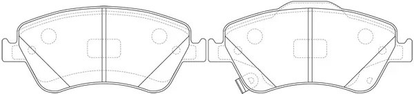 Колодки тормозные передние (TOYOTA AURIS 1.33-2.2 07- ) BP21834 BP21834 SB NAGAMOCHI