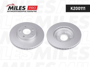Диск тормозной (серия PRO с антикоррозионным покрытием) HONDA CIVIC 06/FR-V 05/S K200111 MILES