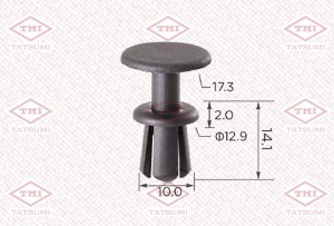 Клипса автомобильная [упаковка 10 штук] VAG TJB1293 TJB1293 TATSUMI