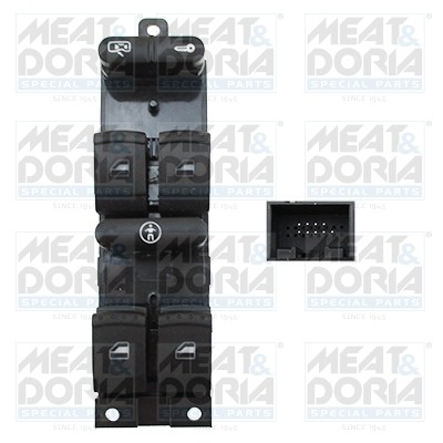 Блок управления VW Passat (97-) стеклоподъемником MEAT&DORIA 26140 MEAT DORIA