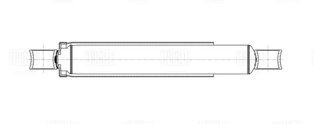 Амортизатор УАЗ 33036, 39094, Профи (односкат.) задн. (AG 03522) AG03522 TRIALLI