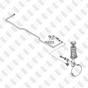 втулка стабилизатора!\ KIA Shuma/Spectra 97> FG0255 FIXAR
