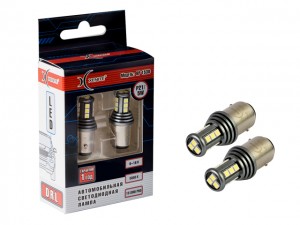 Лампа светодиодная 12V P21/5W BaY15d бокс (2шт.) XENITE 1009608 XENITE