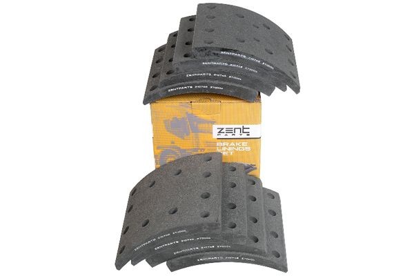 накладки тормозные! 19116/19119 STD С ЗАКЛЕПКАМИ (410x200) 8x15 Iveco EuroTrakke Z10746 ZENTPARTS