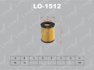 фильтр масляный! BMW E39/E38/E36/E46/Z3 2.0i-3.0i &24V 95> LO-1512 LYNXAUTO