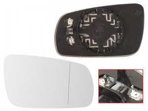 Полотно зеркала VW PASSAT B5 97-03BORA 98-05GOLF 97-05 RH асферическое с обогрев ST1210022 SAT