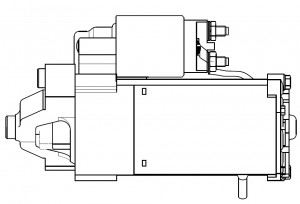 Стартер для а/м Ford Kuga I (08-)/Mondeo IV (07-) 2.0TDCi 2,2кВт (LSt 1034) LSt 1034 START VOLT