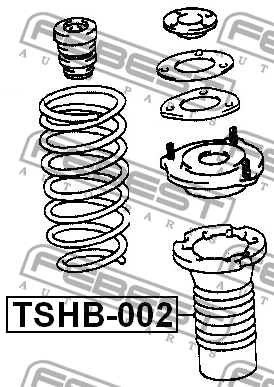 Пыльник амортизатора TSHB-002 TSHB-002 FEBEST