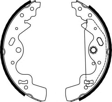 Колодки тормозные LAND ROVER Freelander задние барабанные (4шт.) FERODO FSB651 FERODO