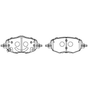 Колодки тормозные CHANGAN UNI-V 22- перед прав.лев. GK1534 GK1534 CTR