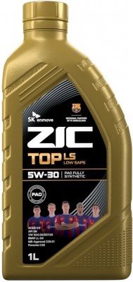 Масло моторное ZIC TOP LS SN/CF/C3 5W30 синт.1л 132612 ZIC