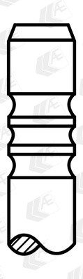 клапан выпускной! 27x5.96x106.2\ BMW E46/E36/E39/E34 2.0M50/M52 92> V94009 AE