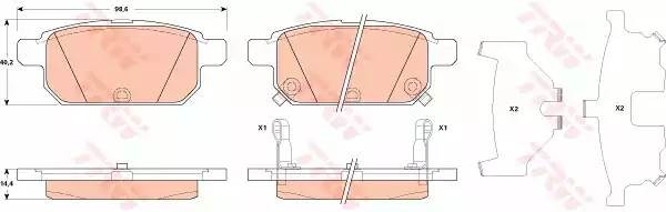 SUZUKI SWIFT (2010>) GDB3529 TRW