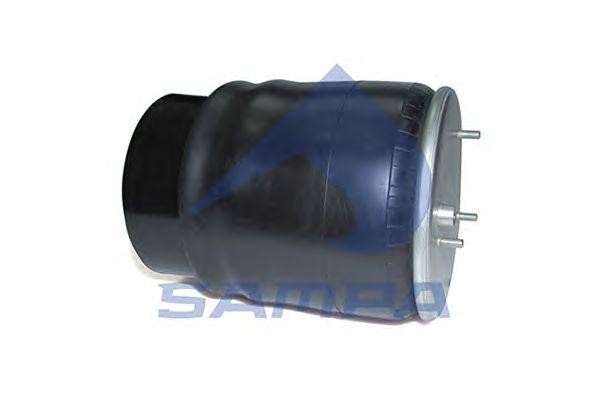 Пневморессора DAF (металлический стакан) (3 шп. M10мм,1 штуц. M16х1.5мм) SAMPA SP55836K06 SAMPA