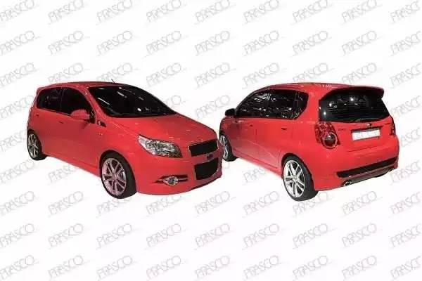 молдинг решетки радиатора! хромированный\ Chevrolet Aveo 1.2i/1.4i 05> DW3272206 PRASCO GROUP
