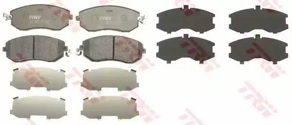 Колодки тормозные SUBARU Forester (08-),Impreza (08-),XV (12-) передние (4шт.) T GDB3519 TRW