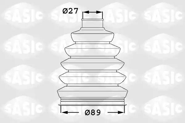Пыльник ШРУСа внешний RENAULT TRAFIC II 1.9dCi, 2.0 1904003 1904003 SASIC