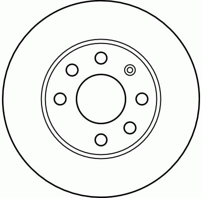 Диск тормозной передний OPEL CORSA C 1.0-1.2 -6/04 (+ABS) DF4236 DF4236 TRW