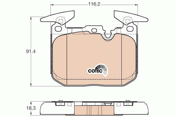 BMW 1-СЕРИЯ F20/F21/ 3-СЕРИЯ F30/F31 GDB1943 TRW