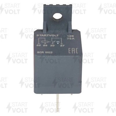 Реле защиты стартера 70А 12В, с кронштейном SCR 0322 START VOLT
