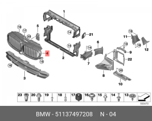 Воздушная заслонка вх 51137497208 51137497208 BMW