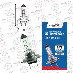 Лампа головного света Avantech H7 12V 55W AB0018 AVANTECH